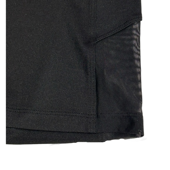 Pink Active Women's High Waist Workout Solid Black Bike Shorts Size Small - Picture 5 of 8